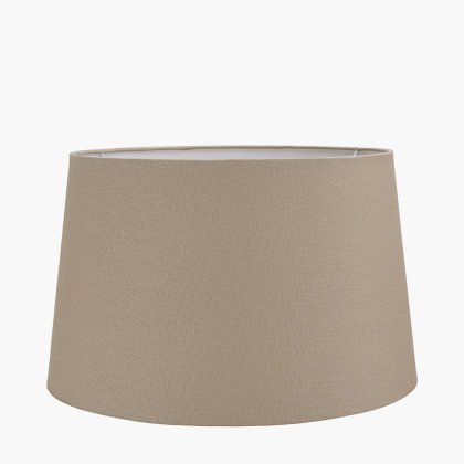 Pacific Lifestyle Winston Handloom Tapered Lampshade 20cm - Taupe