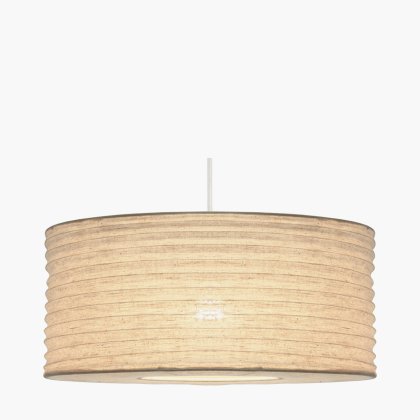 Pacific Lifestyle Patpong Jute Easy Fit Pendant 50cm - White
