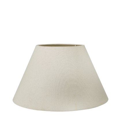 Pacific Lifestyle Seychelles Cream Slubby Cotton Empire Lampshade 40cm