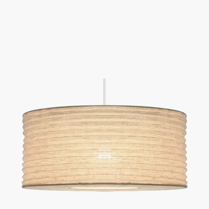 Pacific Lifestyle Patpong Jute Easy Fit Pendant 35cm - White
