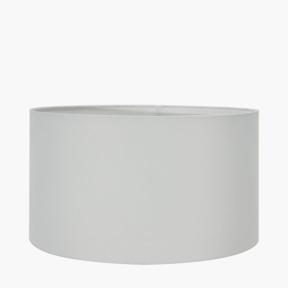 Pacific Lifestyle Harry Poly Cotton Cylinder Drum Lampshade 30cm - Ivory