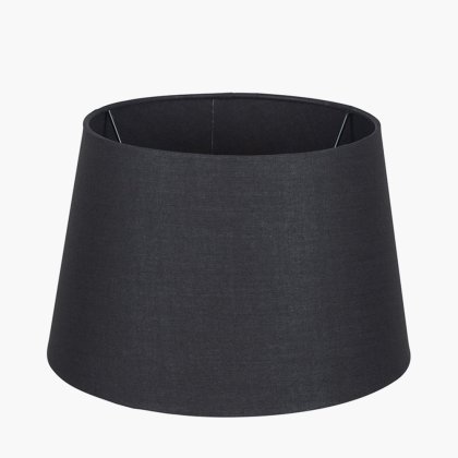 Pacific Lifestyle Adelaide Tapered Poly Cotton Lampshade 40cm - Black