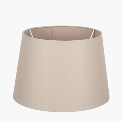 Pacific Lifestyle Adelaide Tapered Poly Cotton Lampshade 35cm - Taupe