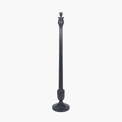 Pacific Lifestyle Captiva Mango Wood Floor Lamp Base - Antique Black
