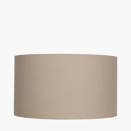 Pacific Lifestyle Henry Handloom Cylinder Lampshade 30cm - Taupe