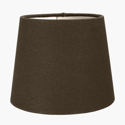 Pacific Lifestyle Pelham Handloom Tapered Lemon Clip Lampshade 15cm - Grey