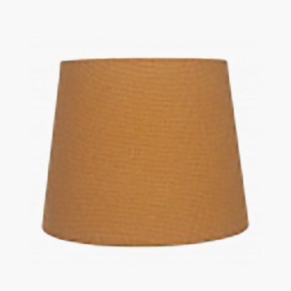 Pacific Lifestyle Pelham Handloom Tapered Lemon Clip Lampshade 15cm - Mustard