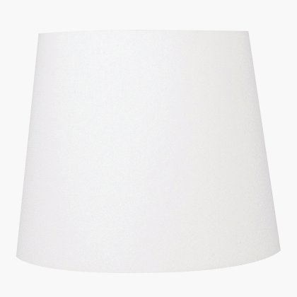 Pacific Lifestyle Pelham Handloom Tapered Lemon Clip Lampshade 15cm - White