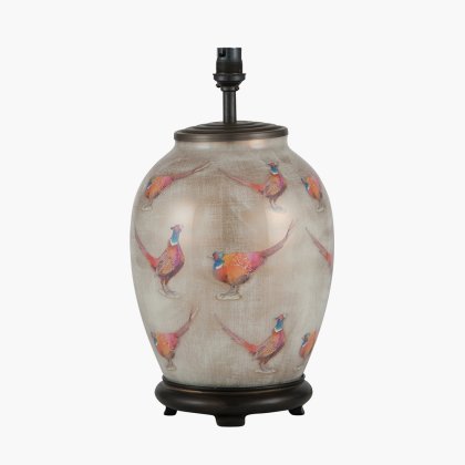 Pacific Lifestyle Pheasant Medium Glass Table Lamp Base