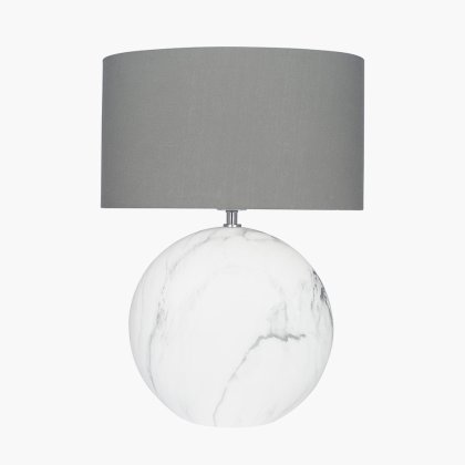Pacific Lifestyle Crestola Marble Effect Ceramic Table Lamp