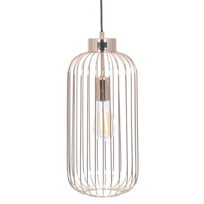 Pacific Lifestyle Dania Metal Wire Tall Pendant - French Gold
