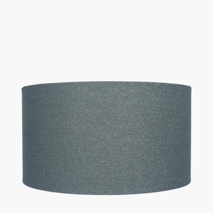 Pacific Lifestyle Bassey Steel Glitter Cylinder Poly Cotton Lampshade 40cm