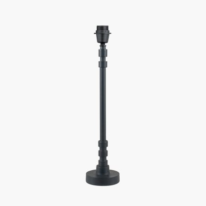 Pacific Lifestyle Rhode Matt Black Stick Metal Table Lamp Base