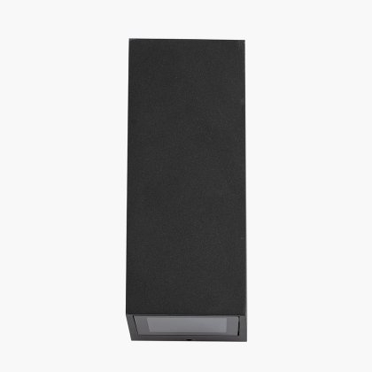 Pacific Lifestyle Acer Dark Grey Metal Square Outdoor Dual Wall Light