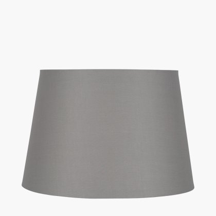 Pacific Lifestyle Adelaide Tapered Poly Cotton Lampshade 35cm - Steel Grey