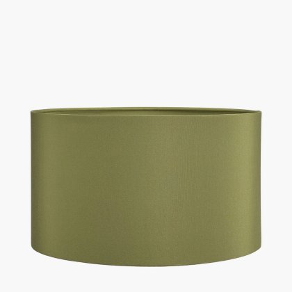 Pacific Lifestyle Harry Poly Cotton Cylinder Drum Lampshade 40cm - Sage