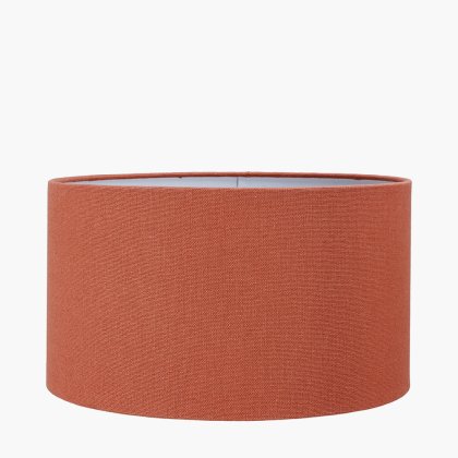 Pacific Lifestyle Henry Handloom Cylinder Lampshade 30cm - Tobacco