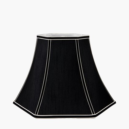 Pacific Lifestyle Lyla Polysilk Bowed Lampshade 30cm - Black