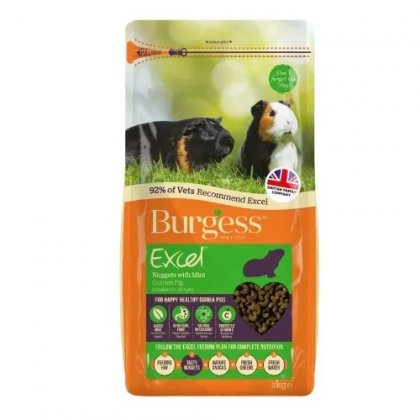 Burgess Excel Guinea Pig Nuggets with Mint 1.5kg