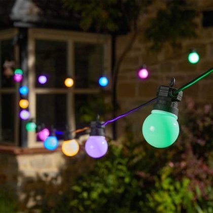 Eureka Lighting Party Festoon LV String Lights Set of 10 - Multicoloured