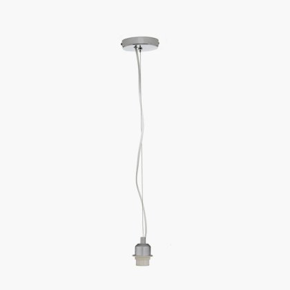 Pacific Lifestyle Brushed Chrome Ceiling Fitting E27