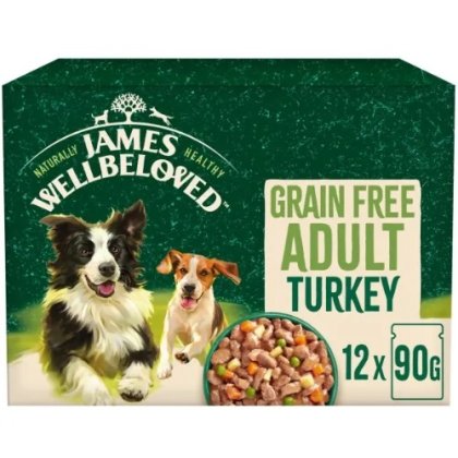 Su-Bridge James Wellbeloved Dog SeniorLamb And Chicken Pouch - 90g