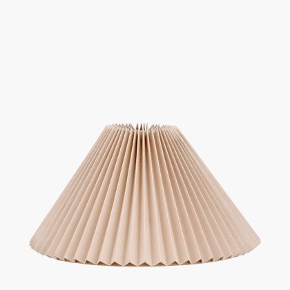 Pacific Lifestyle Amelia Natural Linen Hard Pleat Tapered Lampshade 40cm