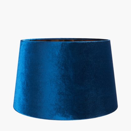 Pacific Lifestyle Aida Sapphire Velvet Tapered Lampshade 35cm
