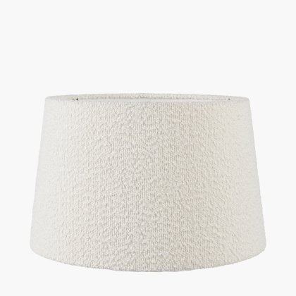 Pacific Lifestyle Martigues Boucle Tapered Lampshade 35cm - White