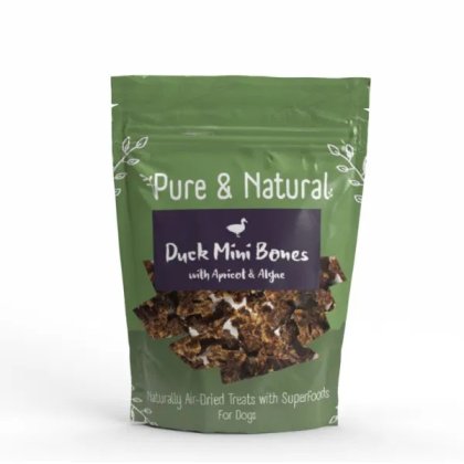 Pure & Natural Duck Mini Bones - Apricot & Algae