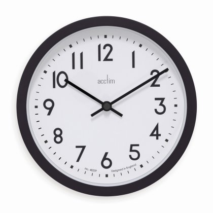 Acctim Elstow Soot Wall Clock - 20cm