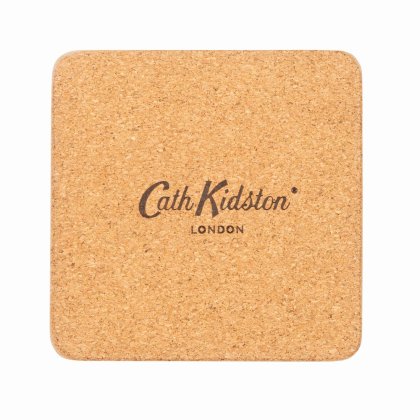 Cath Kidston Archive Rose Set of 4 Cork Backed Coasters
