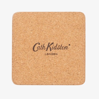 Cath Kidston Feels Like Home Set of 4 Cork Backed Coasters