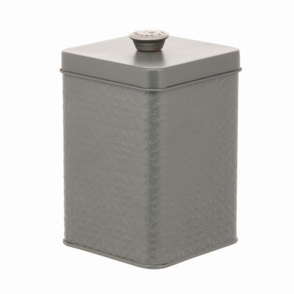 Artisan Street Embossed Storage Canister - Smoke