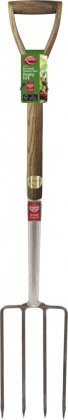 Ambassador Ash Handle Stainless Steel Digging Fork Length