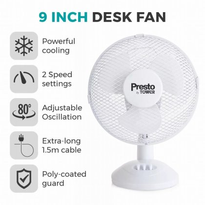 Tower Presto Desk Fan 9