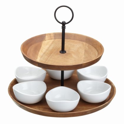 Artes Appetiser Two Tier Serving Set