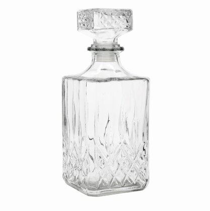 BarCraft Cut Glass Decanter Set