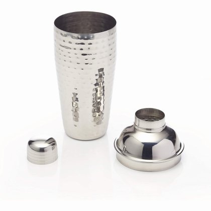 BarCraft Hammered Steel Textured Cobbler-Style Shaker