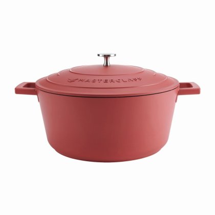MasterClass Cast Aluminium Casserole Dish 5lt - Red