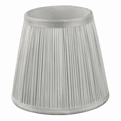 Laura Ashley Hemsley Silk Shade Silver 14cm/5 inch