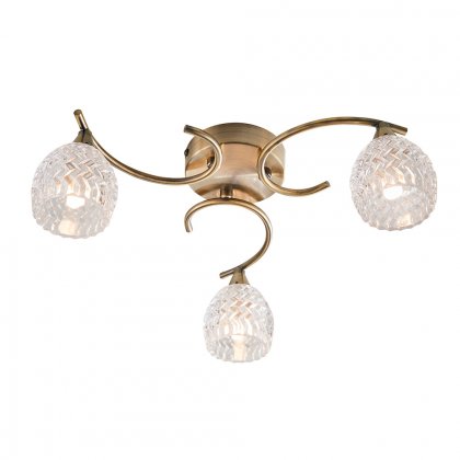 Boyer 3light Semi Flush ceiling light