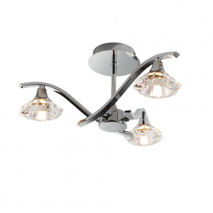 Langella 3light Semi Flush ceiling light