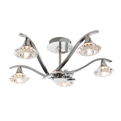 Langella 5light Semi Flush ceiling light