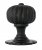 Black Flower Mortice Knob Set