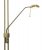 Dar Montana Floor Lamp Antique Brass