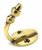Aged Brass Coat Hook