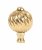 Polished Brass Spiral Cabinet Knob - Small