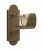 Rothley 25mm x 1829mm Curtain Pole with Solid Orb Finials, Brackets & Curtain Rings - Antique Brass