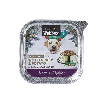 Webbox Festive Dinner with Turkey and Potato 150g